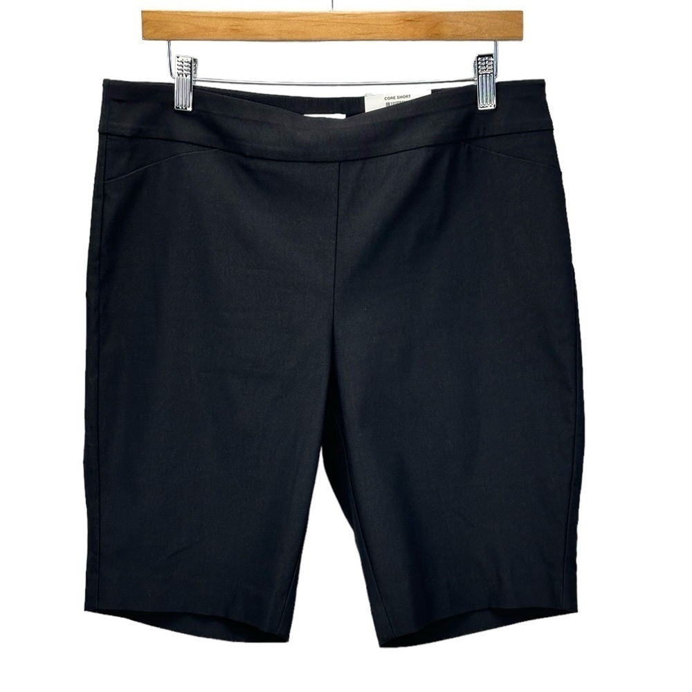 Charter Club Pull On 10" Core Short - Black - size Petite Large